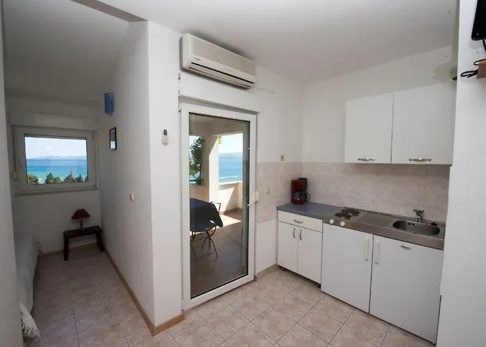 In With Sea View, Balcony, Klimaanlage, Wlan 132-1 * Duće